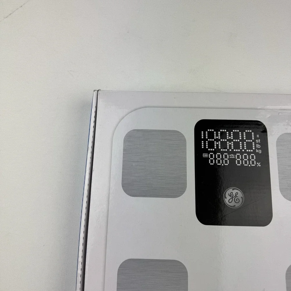 GE Smart Body Fat Scale CS20S White Bluetooth Digital BMI 400lb Capacity NEW